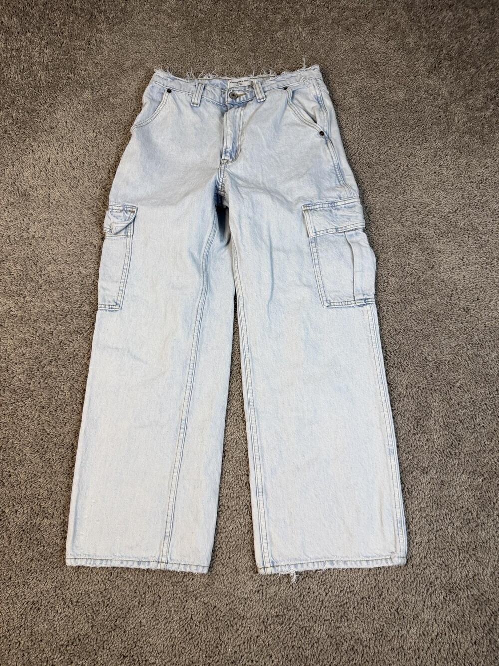 Abercrombie & Fitch Jeans Womens 2 Blue The Loose High Rise Relaxed